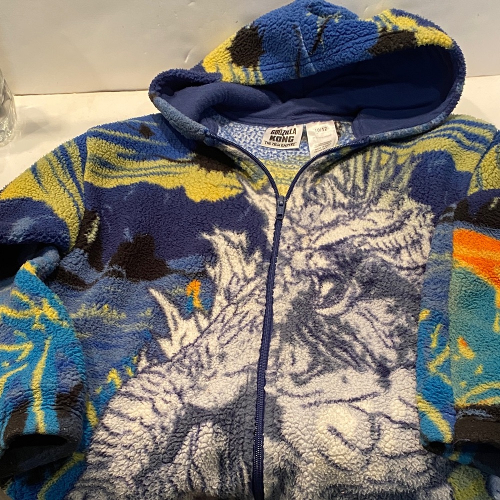 Isaac Morris Ltd. Godzilla x Kong Boy’s Sherpa Fleece Jacket